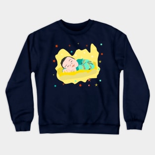 What could be more beautiful than seeing a child smiling while sleeping? Crewneck Sweatshirt